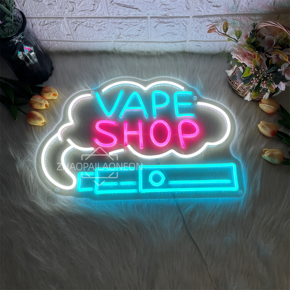 Vaping Shop - NEON LED SKLEP Z ELEKTRONICZNYMI PAPEŁKAMI